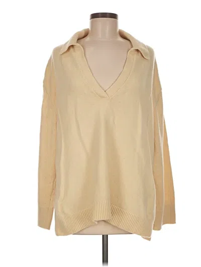 Pre-owned H&m Pullover Sweater In Tan