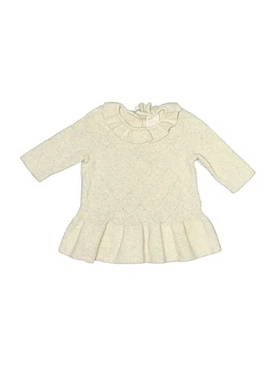 Pre-owned H&m Babies' Pullover Sweater In White