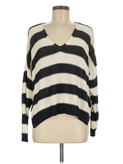 Pre-owned H&m Pullover Sweater In White