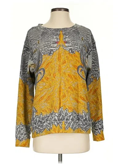 Pre-owned H&m Pullover Sweater In Yellow