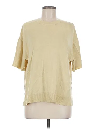 Pre-owned H&m Pullover Sweater In Yellow