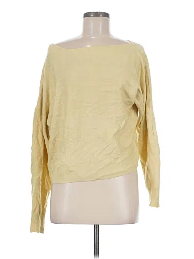 Pre-owned H&m Pullover Sweater In Yellow