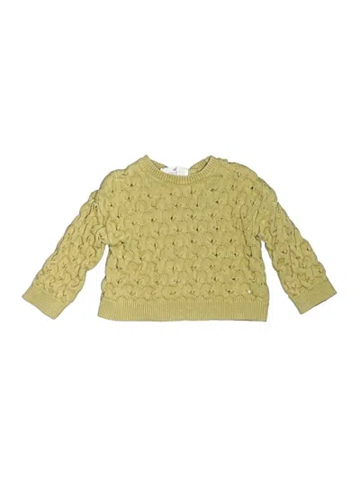 Pre-owned H&m Kids' Pullover Sweater In Yellow