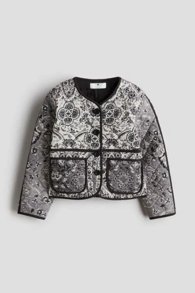 H&m Kids'  Quilted Cotton Jacket In Multi
