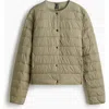 H&m Quilted Jacket In Green
