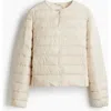 H&m Quilted Jacket In Brown