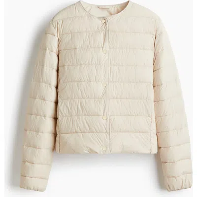 H&m Quilted Jacket In Brown