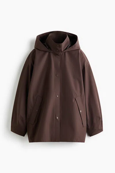 H&m Rain Jacket With Stormmove In Brown