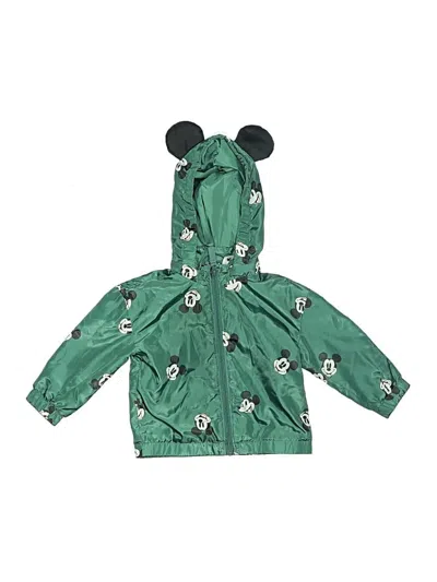 Pre-owned H&m Babies' Raincoat In Green