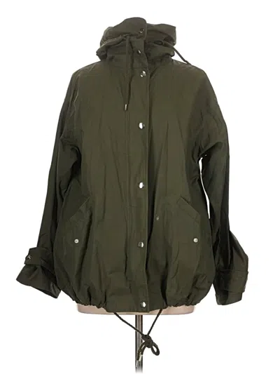Pre-owned H&m Raincoat In Green