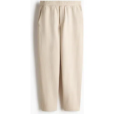 H&m Regular Fit Joggers In Neutral