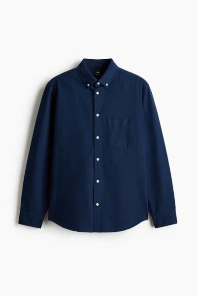 H&m Regular Fit Oxford Shirt In Multi