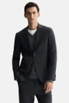 H&m Regular-fit Single-breasted Jacket In Black