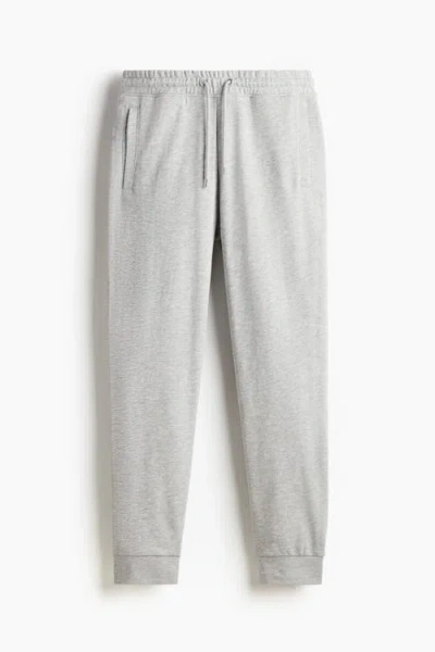 H&m Regular-fit Tapered Sweatpants In Gray