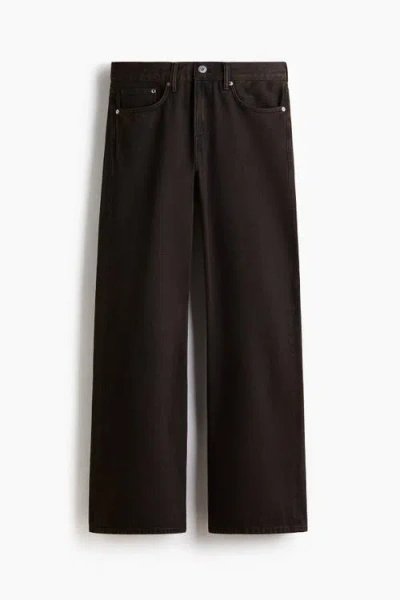 H&m Relaxed Bootcut Jeans In Black