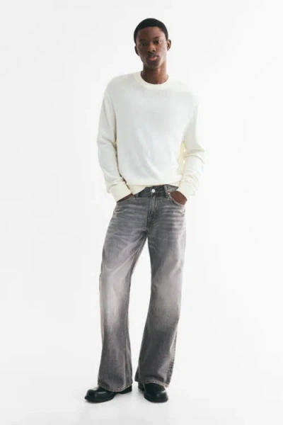 H&m Relaxed Bootcut Jeans In Gray