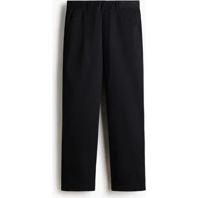 H&m Relaxed Fit Cotton Chinos In Blue