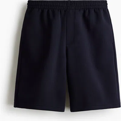 H&m Relaxed Fit Interlock Shorts In Black