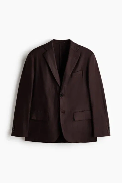 H&m Relaxed Fit Jacket In Brown