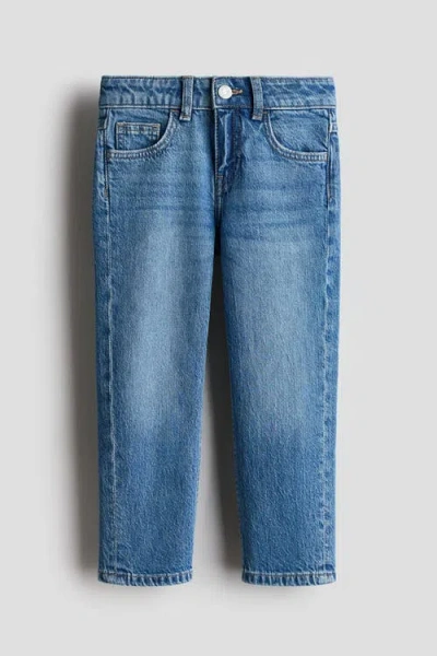 H&m Kids'  Relaxed Fit Jeans In Blue