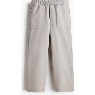 H&m Relaxed Fit Joggers In Gray