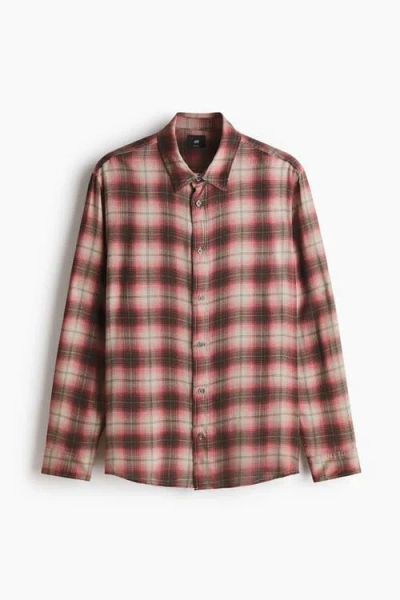 H&m Relaxed Fit Shirt In Brown