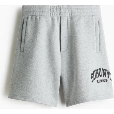 H&m Relaxed Fit Shorts In Gray