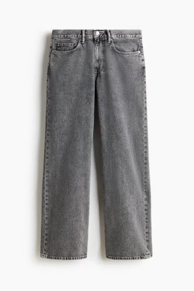 H&m Relaxed Jeans In Gray