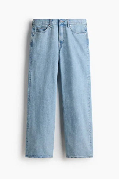 H&m Relaxed Jeans In Blue