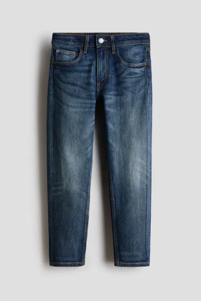 H&m Kids'  Relaxed Tapered Fit Jeans In Blue