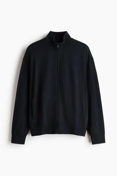 H&m Relaxed-fit Track Jacket In Blue