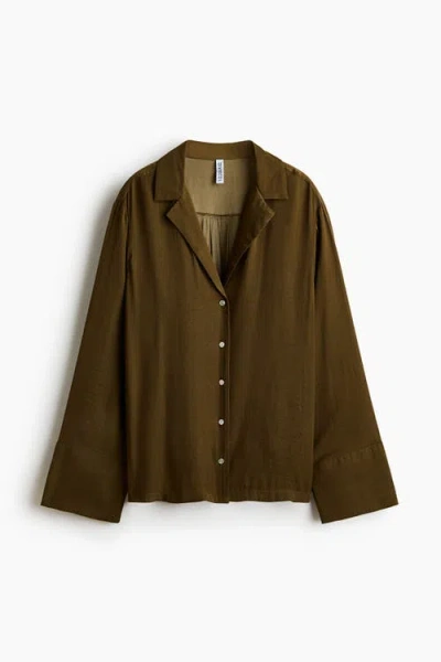 H&m Resort Shirt In Green