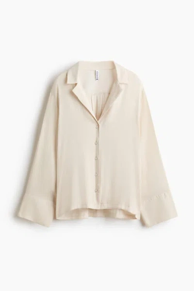 H&m Resort Shirt In White