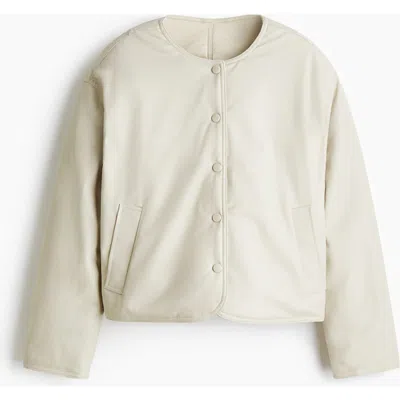 H&m Reversible Bomber Jacket In Neutral