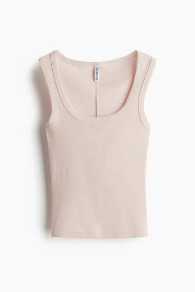 H&m Ribbed Tank Top In Multi