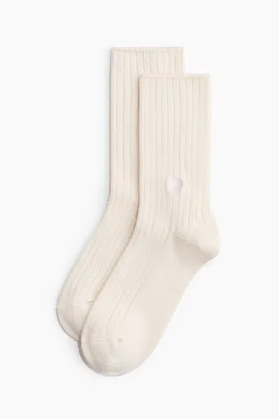 H&m Rib-knit Socks In Multi