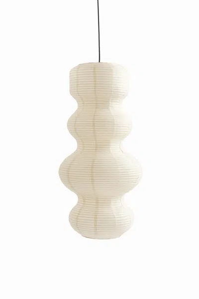H&m Rice Paper Pendant Lamp In Neutral