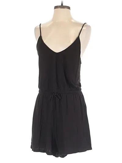 Pre-owned H&m Romper In Black