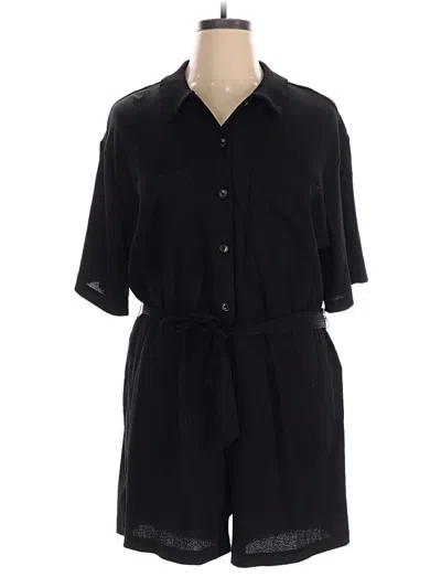 Pre-owned H&m Romper In Black
