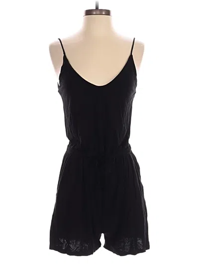 Pre-owned H&m Romper In Black