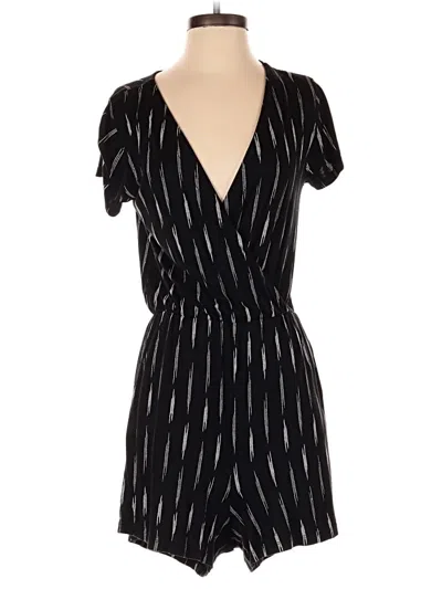Pre-owned H&m Romper In Black