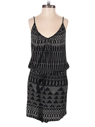 Pre-owned H&m Romper In Black