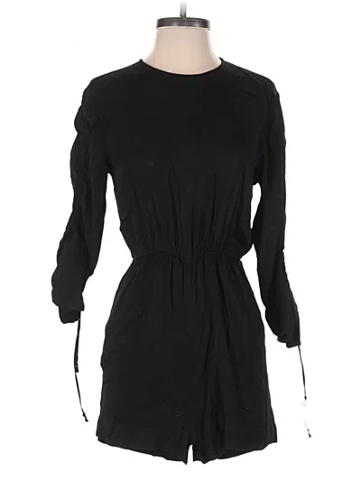 Pre-owned H&m Romper In Black