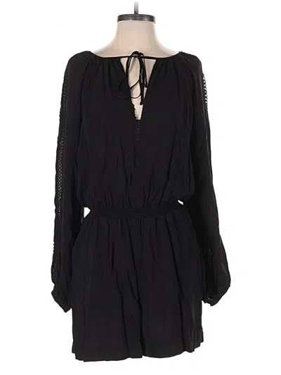 Pre-owned H&m Romper In Black