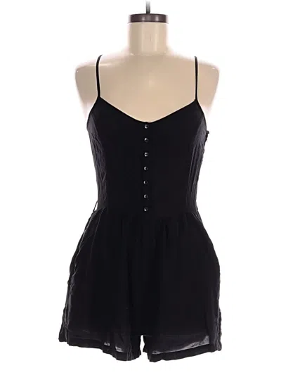 Pre-owned H&m Romper In Black