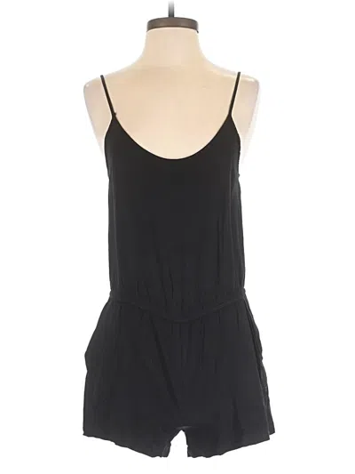 Pre-owned H&m Romper In Black