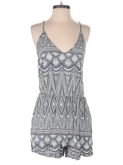 Pre-owned H&m Romper In Blue