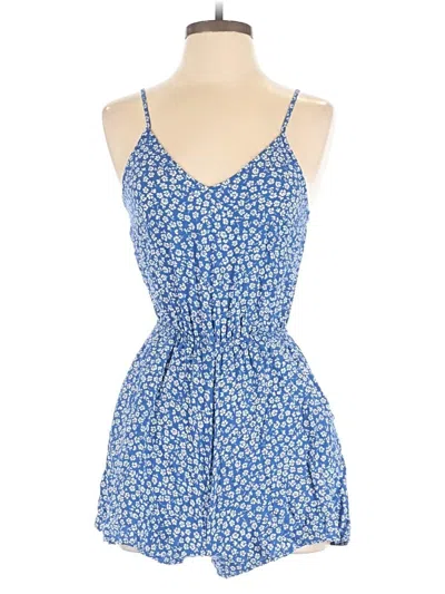 Pre-owned H&m Romper In Blue