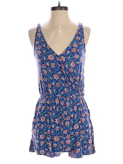 Pre-owned H&m Romper In Blue
