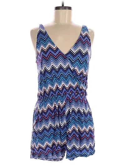 Pre-owned H&m Romper In Blue